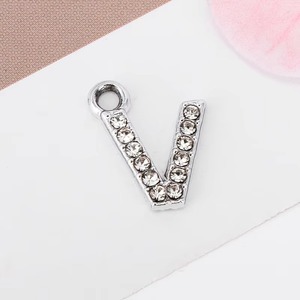 Assorted Alloy Diamond DIY Pendants Set-Inlaid Charms for Necklace <b>Bracelet</b> & Apparel Luxury Gold Silver <b>Metal</b> Craft Wholesale - Product Image 6