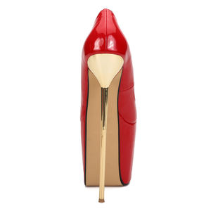 Zapatos de Tacón Alto de 22 cm, Estilo Stripper, Tacón Delgado, Punta Puntiaguda Gótica de 9 Pulgadas, Plataforma de Moda, Zapatos Rojos de Tacón, para Club Nocturno, Crossdressing, <span class=keywords><strong>Reina</strong></span> de la Pasarela - Product Image 4