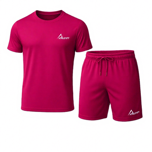 Venta al por mayor Mens Gym Fitness Set algodón transpirable duradero entrenamiento ropa de calidad ropa deportiva para la compra a granel diseños personalizados - Product Image 1