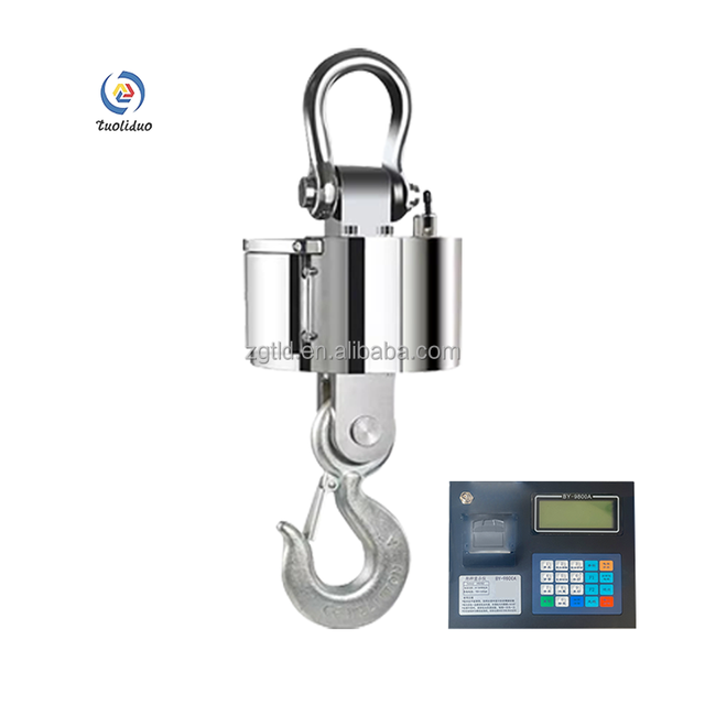 Wireless Industrial Hook Scale: 10 Tons Crane Industrial Hook Scale, High-precision Weighing Equipment Hanging Scale