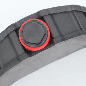 2026 Luxury Men's Automatic Mechanical <b>Watch</b> Carbon Fiber Dial Red <b>Rubber</b> Strap Sport Designer Wristwatch OEM - Product Image 3