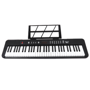 Electronic Keyboard 61 Keys With Microphone And <b>Sheet</b> Music Stand For Beginners - Product Image 1