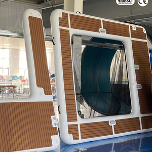 Plateforme flottante gonflable sur mesure pour <span class=keywords><strong>piscine</strong></span>, protection pour <span class=keywords><strong>piscine</strong></span>, plateforme flottante en Drop Stitch pour la mer et l'océan - Product Image 6