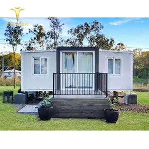 现代建筑集装箱新南威尔士州2卧室可扩展房屋，带客厅厨房和1浴室