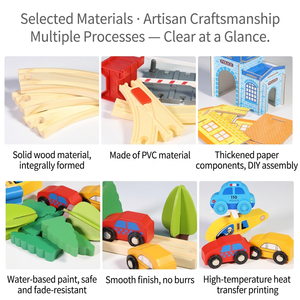 Meilleure vente de trains de luxe en bois jouets de piste ensemble de <span class=keywords><strong>train</strong></span> <span class=keywords><strong>électrique</strong></span> <span class=keywords><strong>jouet</strong></span> Montessori jouets éducatifs pour enfants tout-petits garçons et filles - Product Image 5