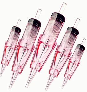 Kit de <span class=keywords><strong>cartouches</strong></span> d'aiguilles pour maquillage permanent PMU 1RL RLLT RS Rose pour microblading des sourcils et stylo rotatif - Product Image 3