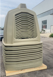 Enclos de nurserie pour veaux ventilé et empilable avec fenêtre d'observation, abri portable pour veaux pour usage extérieur - Product Image 4