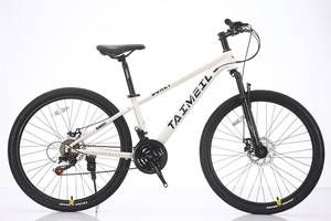 Bicicleta de montaña <span class=keywords><strong>MTB</strong></span> con marco de acero de alto <span class=keywords><strong>carbono</strong></span> de 26 pulgadas, 21 velocidades, con freno de disco, pedal ordinario, diseño UNISEX para adultos - Product Image 6