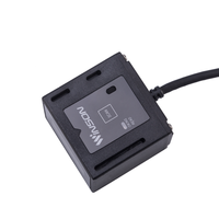 Escáner de Código de Barras 1D de Alto Rendimiento, Escáner de Código de Barras Inalámbrico, Lector de Código de Barras USB para Supermercado