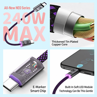 Organisateur de câbles en silicone SIKAI Patte de chat, pour câbles de charge USB-C courts, support de cordon portable mignon, design souple et moelleux, cadeau créatif