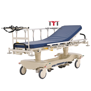 Equipo médico MT Camilla de metal de emergencia para pacientes Ambulancia Carro camilla de transferencia hidráulica de pacientes de lujo - Product Image 4