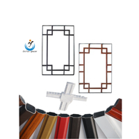 Resistente al Envejecimiento, Gran Venta, Nueva Decoración Moderna de Barra Georgiana de Aleación de Aluminio para Ventanas y Puertas de UPVC
