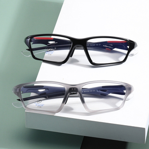 Nhà Máy Bán buôn đôi màu quá khổ vuông người đàn ông TR90 thể thao Kính mắt khung quang học - Product Image 1