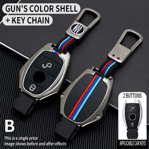 Funda para Llaves de Coche, Bolsa para Llaves para Mercedes Benz Clase A, B, C, S, AMG, GLA, CLA, GLC, W176, W221, W204, W205, Accesorios, Soporte, Carcasa, Llavero - Product Image 4