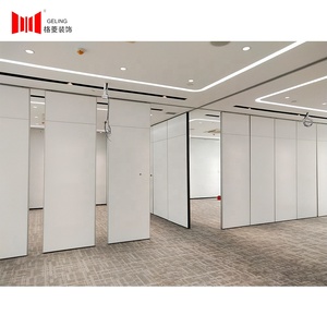 Hot bán Acoustic MDF bảng điều chỉnh bề mặt có thể hoạt động trượt cách âm di chuyển phân vùng tường cho văn phòng - Product Image 1