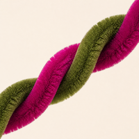 400 pièces de tiges en chenille de 4 couleurs assorties, fil pliable, nettoyeurs de tuyaux, bâtonnets d'artisanat faits main pour la création de fleurs et la décoration artistique