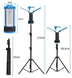 <span class=keywords><strong>Lampe</strong></span> de travail LED rechargeable 4100 lumens avec trépied pour inspection automobile, camping, <span class=keywords><strong>chantier</strong></span> et jardin - Product Image 4