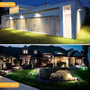 Lampes solaires paysagères à pointe RGB Daybright avec capteur de lumière pour jardin, cour, allée, garage - Product Image 4