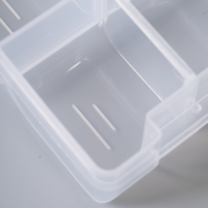 Trong suốt cá thu hút lưu trữ có thể điều chỉnh ngăn tiện ích Hộp thu hút tổ chức tự làm ngăn nhựa câu cá giải quyết sông suối - Product Image 2