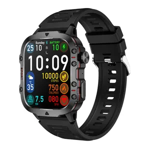 Qx11 2.01-Inch Bt Call Buitensport Smartwatch, Gezondheidsmonitoring, Waterdicht Op Een Diepte Van 30 Meter