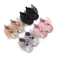 Chaussures pour bébé fille HZBC, chaussures de cérémonie pour nouveau-né de 0 à 1 an, fermeture à boucle et à crochets, doublure et semelle en coton