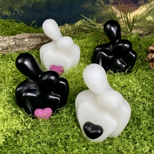 Statuetta in Cristallo <span class=keywords><strong>di</strong></span> Coppia Abbracciata 7cm, Decorazione Amore Eterno, Pietra Curativa Reiki, Regalo Romantico per San Valentino - Product Image 1