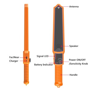 Localizador y Receptor de Tuberías <span class=keywords><strong>VICAM</strong></span> de 512 Hz con Control Remoto para Detección de Tuberías en Interiores y Exteriores - Product Image 5
