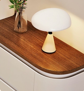 Nuova Toeletta Angolare Moderna in Legno Massello per Piccoli Appartamenti con Specchio Illuminato e Cassetti Integrati per Camera da Letto e Cosmetici - Product Image 3