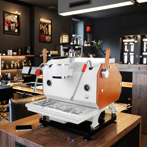 Máquina de Espresso Comercial Semiautomática Portátil Multifuncional de 1/2 Grupo, Carcasa de Acero Inoxidable, 9 <span class=keywords><strong>Bares</strong></span> de Presión - Product Image 2