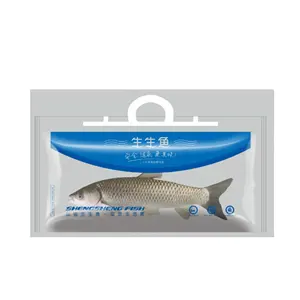 2021 프로모션 플라스틱 물고기 가방 휴대용 도매 플라스틱 포장 가방 수족관 휴대 신선한 물고기