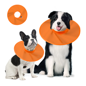 Collar Isabelino para Perros, de Poliéster, Ajustable, Impermeable, Anti-Lamido, Cono de Recuperación Postoperatorio para Perros, Tallas S/M/L/XL - Product Image 1