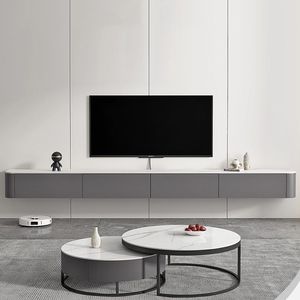 Wan Yusen Solid Wood TV Cabinet And <b>Coffee</b> <b>Table</b> Set Minimalist Modern Living Room Furniture For <b>Small</b> Apartments - Product Image 1