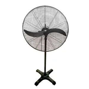 2024 Groothandel 20 26 30 Inch Commerciële Airconditioning Vloer Staande Ventilator Drive Industrieel Formaat Grote 2M Draagbare Stand Fans