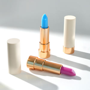 Venta al por mayor nuevo lápiz labial hidratante que cambia de Color de etiqueta privada de alta calidad tubo dorado Bálsamo hidratante de larga duración para el cuidado de los labios - Product Image 4