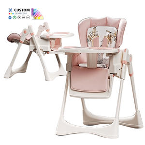 Seggiolone Pappa Portatile in Plastica OEM per Bambini, Regolabile in Altezza con Chiusura Facile e Ruote, per Neonati da 0 a 12 Mesi - Product Image 4