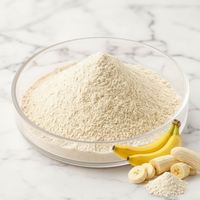 Poudre de banane lyophilisée de haute qualité en vrac pour smoothies et boissons, poudre de jus de banane