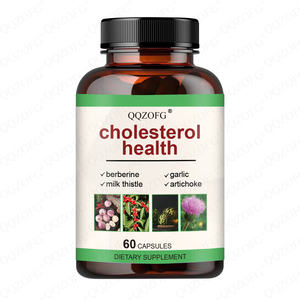 CC OEM TK Vente chaude Capsules pour la santé du cholestérol Gestion du cholestérol Chardon-Marie Ail Globe Artichaut 60 capsules - Product Image 1