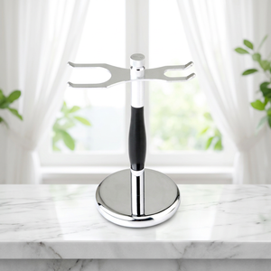Madhav Metal Industries Modern Brass Shaving Razor Stand & <b>Straight</b> Razor Holder with Washable Design for Grooming - Product Image 4