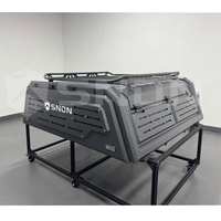 Tente de toit rigide spacieuse en aluminium SNDN pour pick-up, canopy de camping pour Jeep