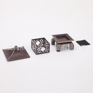 Quemador de incienso, cobre puro, para uso doméstico, quemador de incienso para interiores, linterna de palacio, estilo Zen chino, incienso en espiral, retro - Product Image 3