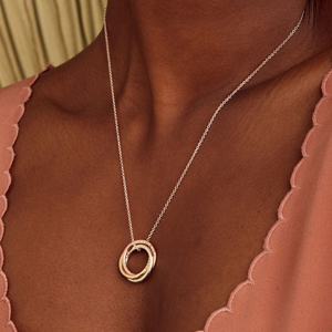 Collana di gioielli placcati in oro fantasia per <span class=keywords><strong>uomo</strong></span> donna collana con anello russo in argento sterling 925 inciso personalizzato - Product Image 6