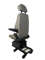 Asiento de Simulador de Vuelo con Riel Deslizante en Forma de L, Asientos de Avión con Cinturón de Seguridad y Reposabrazos