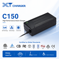 Chargeur de batterie Li-ion GaN XIETONG C150 personnalisé, DC 24V, sans ventilateur, pour fauteuil roulant électrique, dispositif médical, vélo électrique, scooter, AU ETL TUV