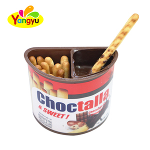 Nouveauté : Boîte de présentation de 12 bâtonnets de biscuits à tremper dans la crème au chocolat et aux noisettes, en vrac, vente en gros - Product Image 3
