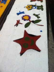 <span class=keywords><strong>Tappeto</strong></span> da pavimento per il tempo libero e lo sport erba di fabbrica erba gialla viola blu bianco erba artificiale - Product Image 6