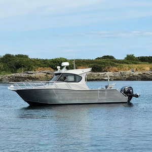 Bateau de luxe en aluminium de 7,5 m, yacht sportif rapide, cabine, coque en V profond, bateau de pêche - Product Image 2
