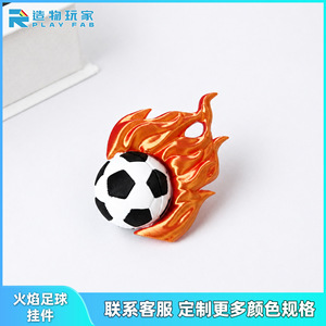 Pallone da Calcio 2026 Flame 5cm - Merchandising da Collezione per Eventi Sportivi e Tifosi - Product Image 4
