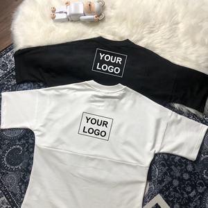 <span class=keywords><strong>Design</strong></span> originale personalizzato per creare il tuo Logo t-shirt traspirante in cotone 95% da uomo di grandi dimensioni stampata con testo - Product Image 2