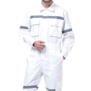 Comfortable Long Sleeve Construction Work Hi Vis Coverall and Safety Apparel Wear Men <strong>White</strong> Overalls <strong>Boiler</strong> <strong>Suit</strong> Women - Product Image 3