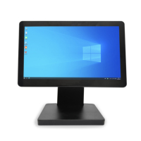 Système de caisse enregistreuse informatique 15,6'' POS, machine de vente électronique, écran tactile tout-en-un, Windows 10, Wi-Fi 6, Bluetooth 5.2, SSD